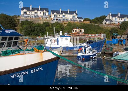 Duncannon Pier, Hook Head, County Wexford, Irlanda Foto Stock