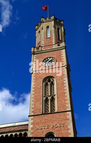 Il bellissimo antico ufficio postale ad Amburgo, Germania Foto Stock