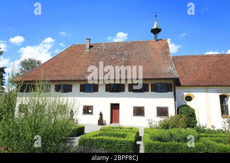 Il Leprosenhaus di Bad Wurzach è una città della Baviera, in Germania, con molte attrazioni storiche Foto Stock