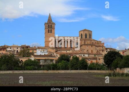 Chiesa parrocchiale di Madre Maria, Mallorca, Spagna Foto Stock