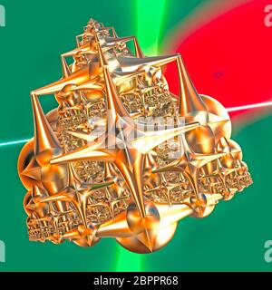 Abstract faraktal colorate le immagini 3D rendering Foto Stock