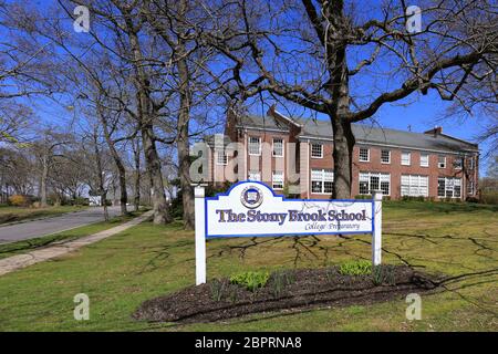 Scuola preparatoria dell'università Stony Brook Long Island New York Foto Stock