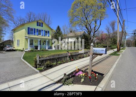 Casa privata Stony Brook Long Island New York Foto Stock