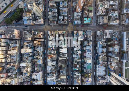 A Kwa WAN, Hong Kong, 29 novembre 2018: città di hong Kong Foto Stock