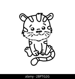 Capodanno cinese kawaii zodiac animali clipart Illustrazione Vettoriale
