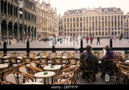 La Grand Place di Bruxelles, in Belgio Foto Stock