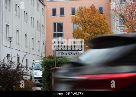 Görlitz Finanzamt Teichstrasse , Ehemals Nordstern und Brauerei Gebäude Foto Stock