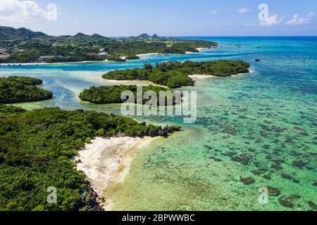 Kabira Bay nell'isola di ishigaki Foto Stock