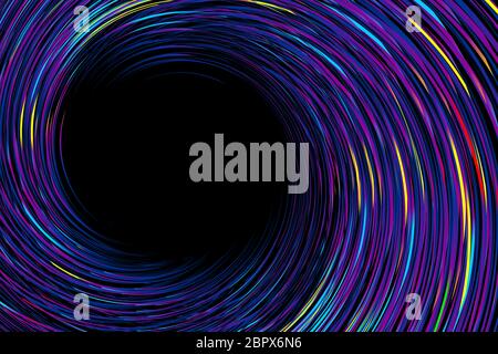 Sfondo di texture astratta composto da linee colorate. Foto Stock