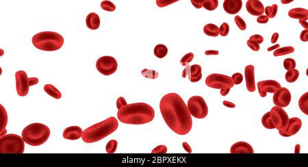 Test del sangue o sangue di prova di analisi di laboratorio Foto Stock