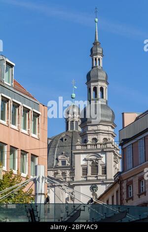 Impressione di Würzburg, una città della Franconia in Baviera Foto Stock