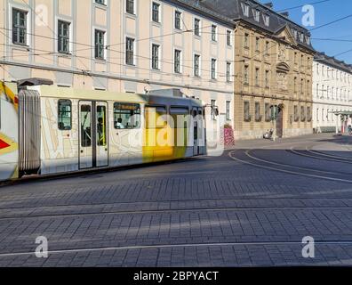 Impressione di Würzburg, una città della Franconia in Baviera Foto Stock