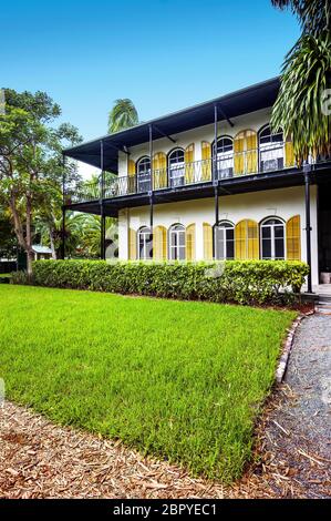 La casa e museo di Ernest Hemingway, Key West, florida, usa Foto Stock