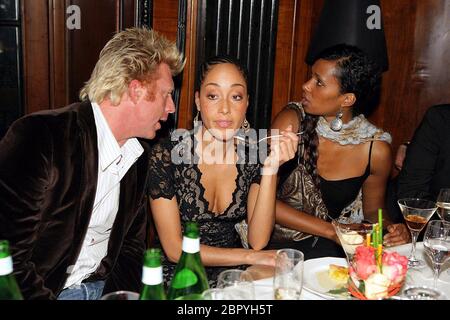 Lambertz-Party 'notte di un giorno' 2006 - Boris Becker und seine Freundin Caroline Rocher Foto Stock
