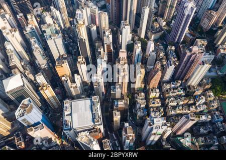 Sheung WAN, Hong Kong, 02 ottobre 2018:- Hong Kong città Foto Stock