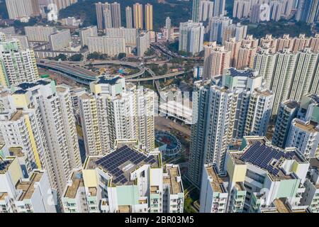 Choi Hung, Hong Kong 29 novembre 2018: Città di Hong Kong Foto Stock