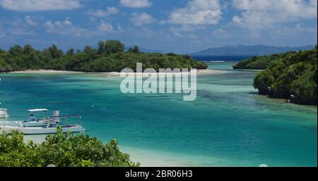 Kabira Bay nell'isola di ishigaki Foto Stock