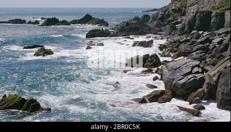Capo Doufu nella città di Yilan di Taiwan Foto Stock