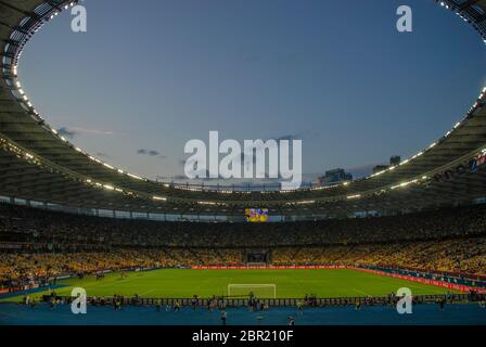 Il complesso sportivo nazionale olimpico di Kiev, Ucraina Foto Stock