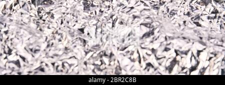 Alluminio laminato struttura frantumata. Sfondo di materiale metallico Foto Stock
