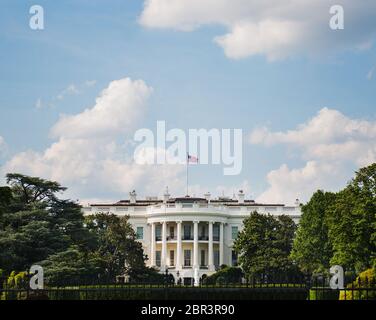 La casa bianca, Washington DC, Stati Uniti Foto Stock