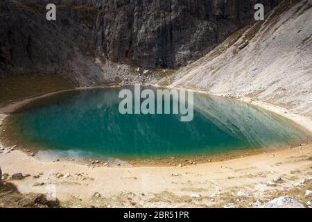 Lago Boè / Lech de Boè Foto Stock