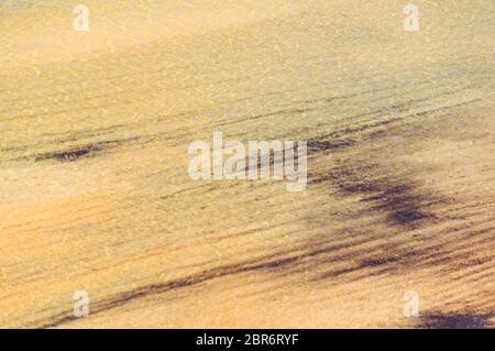 Schema naturale nel profondo sotto la Eagle Bluff Lookout - Denham, WA, Australia Foto Stock