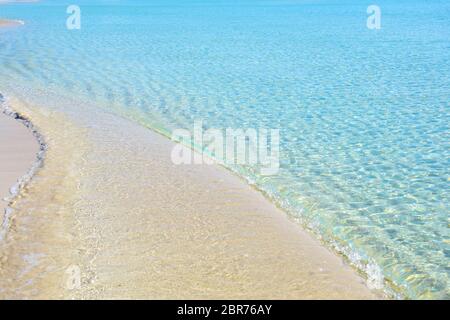 Acqua cristallina nel Salento Foto Stock