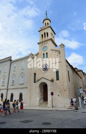 La chiesa e il monastero di San Francesco a Spalato, Croazia. Foto Stock