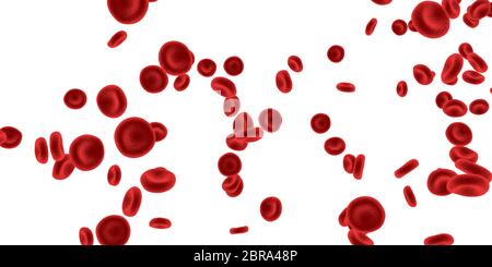 Test del sangue o sangue di prova di analisi di laboratorio Foto Stock