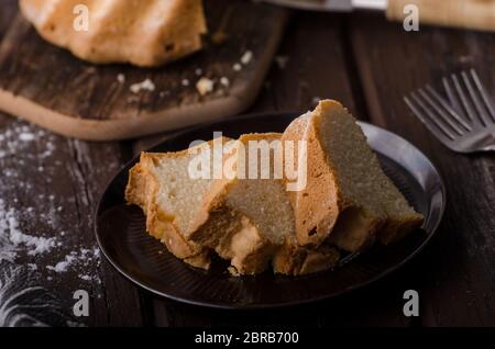 Pane scimmia cibo fotografia, una delizia torta dolce Foto Stock