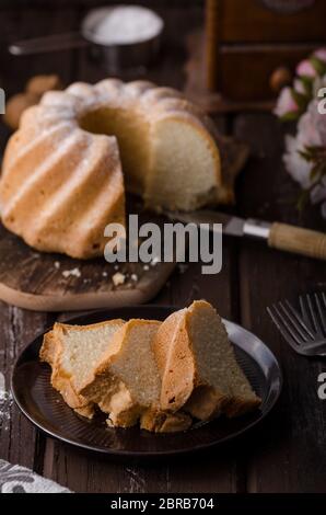 Pane scimmia cibo fotografia, una delizia torta dolce Foto Stock