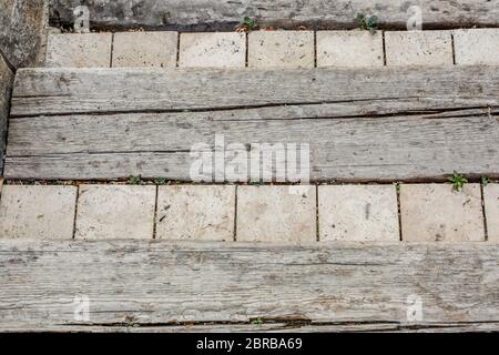 Antiche scale di Istanbul Foto Stock