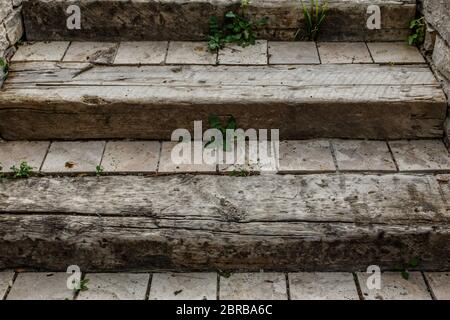 Antiche scale di Istanbul Foto Stock