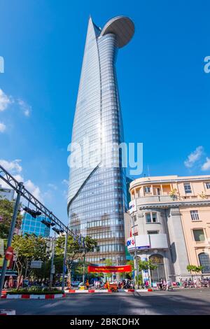 Bitexco Financial Tower, Dong Khoi, ho Chi Minh City, Vietnam, Asia Foto Stock