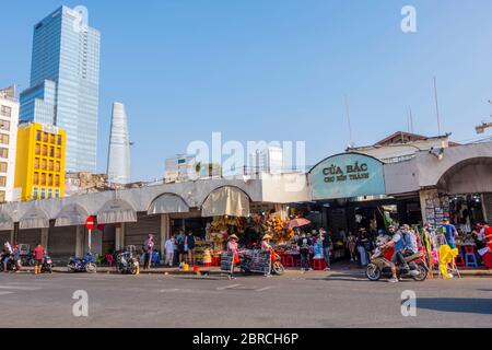 Cho ben Thanh, mercato di ben Thanh, ho Chi Minh City, Vietnam, Asia Foto Stock