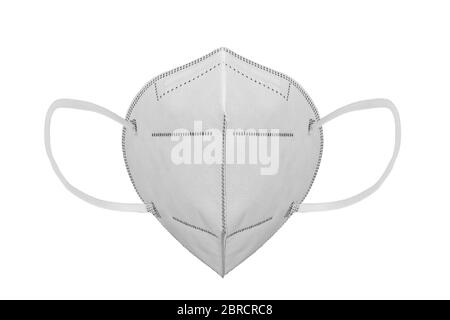 Maschera monouso con supporto per l'orecchio, FFP2 con protezione N95 / KN95. Maschera facciale per proteggere te stesso e gli altri da Covid-19. Senza valvola di sfiato, pr Foto Stock