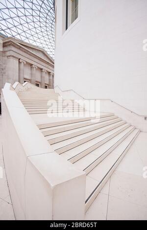 Squisito interno del British Museum Foto Stock