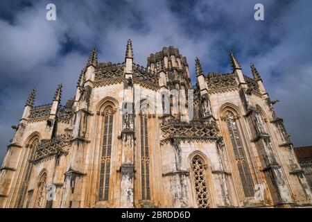 Monastero di Santa Maria della Vittoria a Batalha, Portogallo Foto Stock