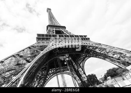 La Torre Eiffel a Parigi Foto Stock