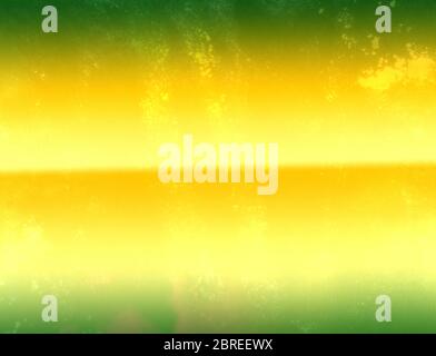 Astratto Verde & giallo gradiente Vecchio retro sfondo con Stains su di esso. Foto Stock
