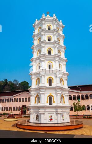 Shri Mangeshi tempio è un tempio indù situato in città Ponda in Goa stato dell India Foto Stock