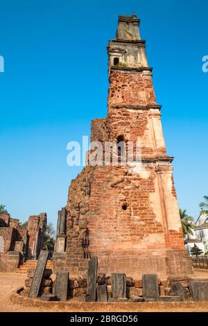 Chiesa di Sant'Agostino è una rovina Chiesa complesso situato nella vecchia di Goa in India Foto Stock