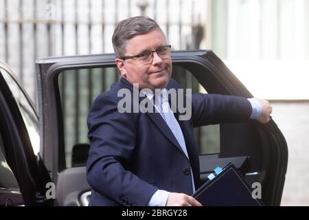 Londra, Regno Unito. 21 Maggio 2020. Robert Buckland, Segretario della Giustizia, arriva al numero 10 di Downing Street. Credit: Tommy London/Alamy Live News Foto Stock