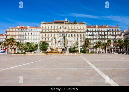 Piazza della libertà o Place de la Liberte nel centro della città di Tolone in Francia Foto Stock