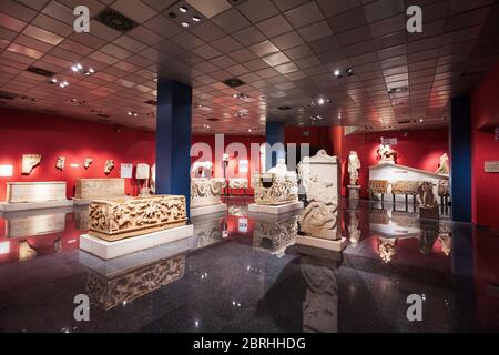 ANTALYA, Turchia - 14 settembre 2014: Museo archeologico di Antalya è uno della Turchia ai musei più grande si trova nella città di Antalya in Turchia Foto Stock