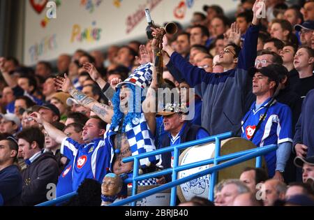 John Westwood, sostenitore del Portsmouth Football Club Foto Stock