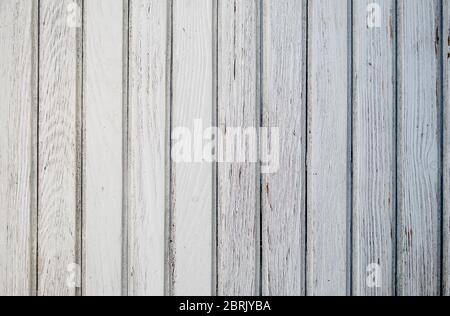 vintage dettagli di tavole di legno rivestite di vernice bianca Foto Stock