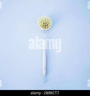 Eco spazzola consumo sostenibile cura del corpo sisal riciclare bambù Foto Stock