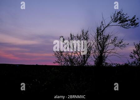 Paesaggi di Wirral presi nel maggio 2020 Foto Stock